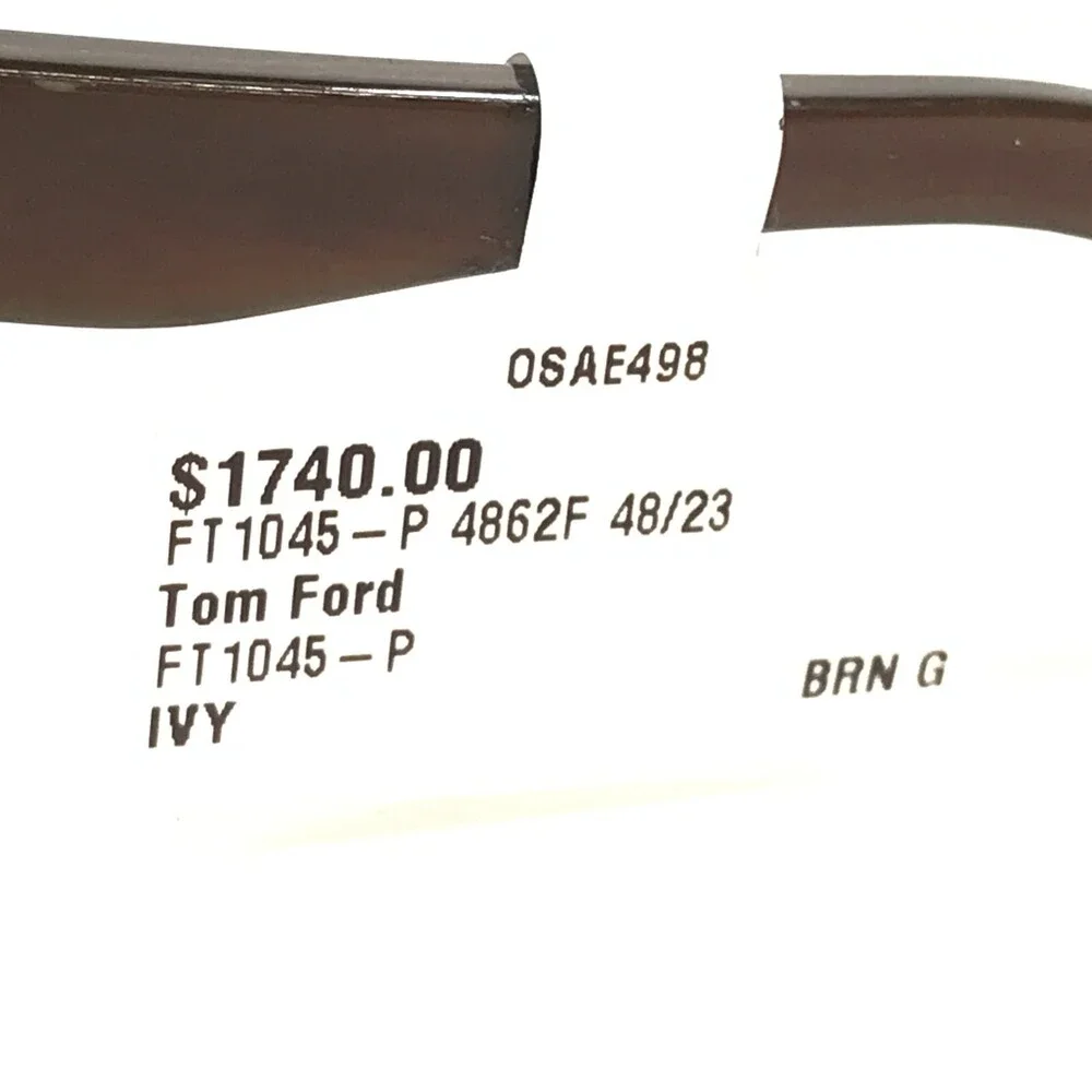 Tom Ford Sunglasses TF1045-P 62F Private Collection Real Horn Brown Thick Rim